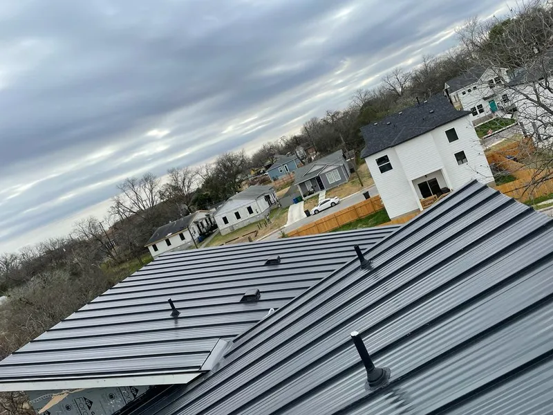 Standing seam metal roof panels with vents for Skylight Repair in Millersville